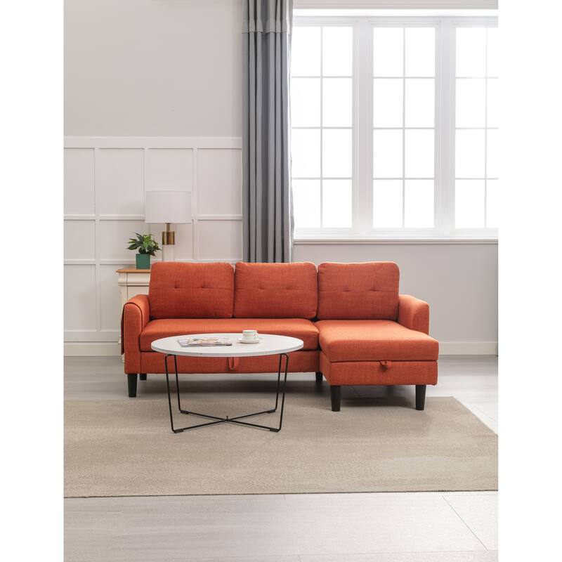 LShape Sectional Sofas Comforts Upholstered Reversible Sleeper Sofas