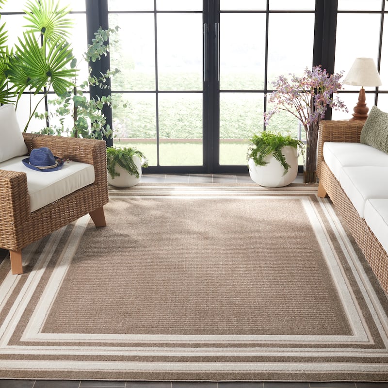 SAFAVIEH Cabana Pratima Indoor/Outdoor Waterproof Patio Backyard Rug
