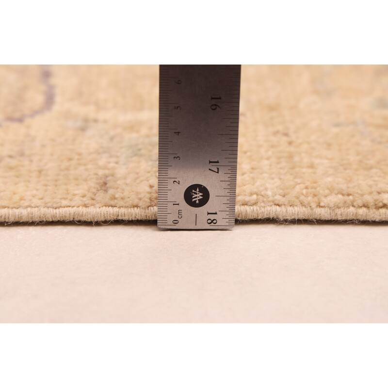 ECARPETGALLERY Hand-knotted Peshawar Oushak Tan Wool Rug - 9'3 x 12'2