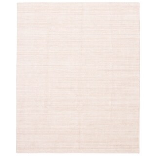 ECARPETGALLERY Hand Loomed Pearl Ivory Wool Rug - 8'3 x 10'1 - Bed Bath ...