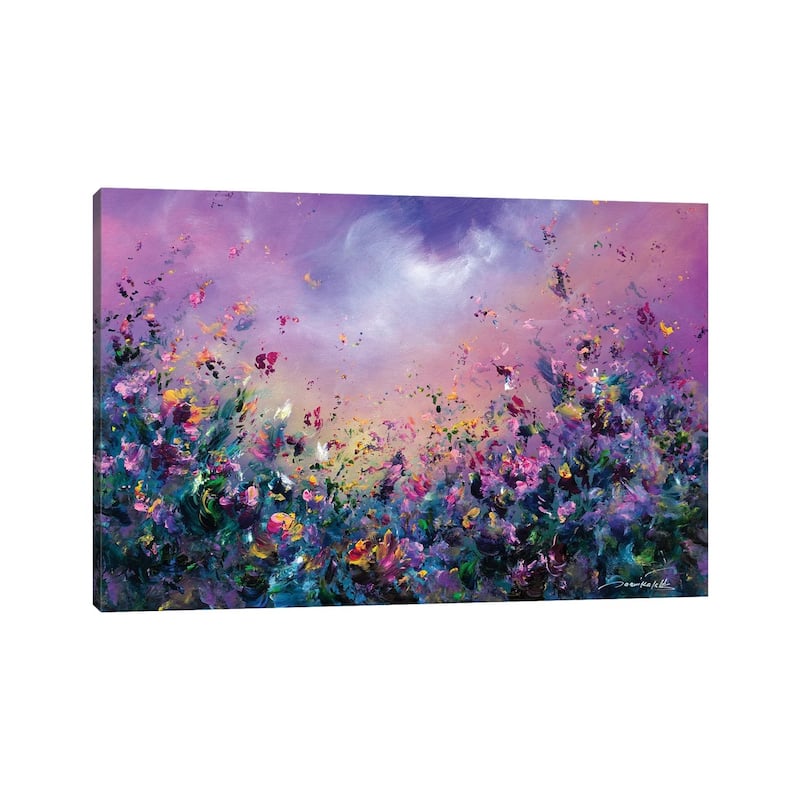 iCanvas "Rainbow Meadow" by Jaanika Talts Canvas Print
