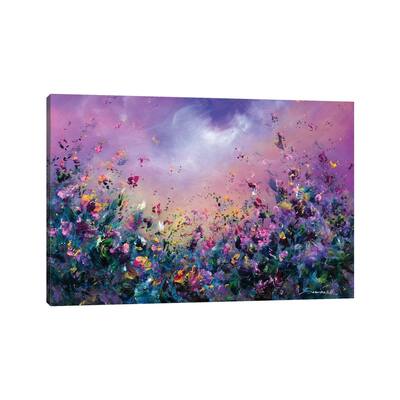 iCanvas "Rainbow Meadow" by Jaanika Talts Canvas Print