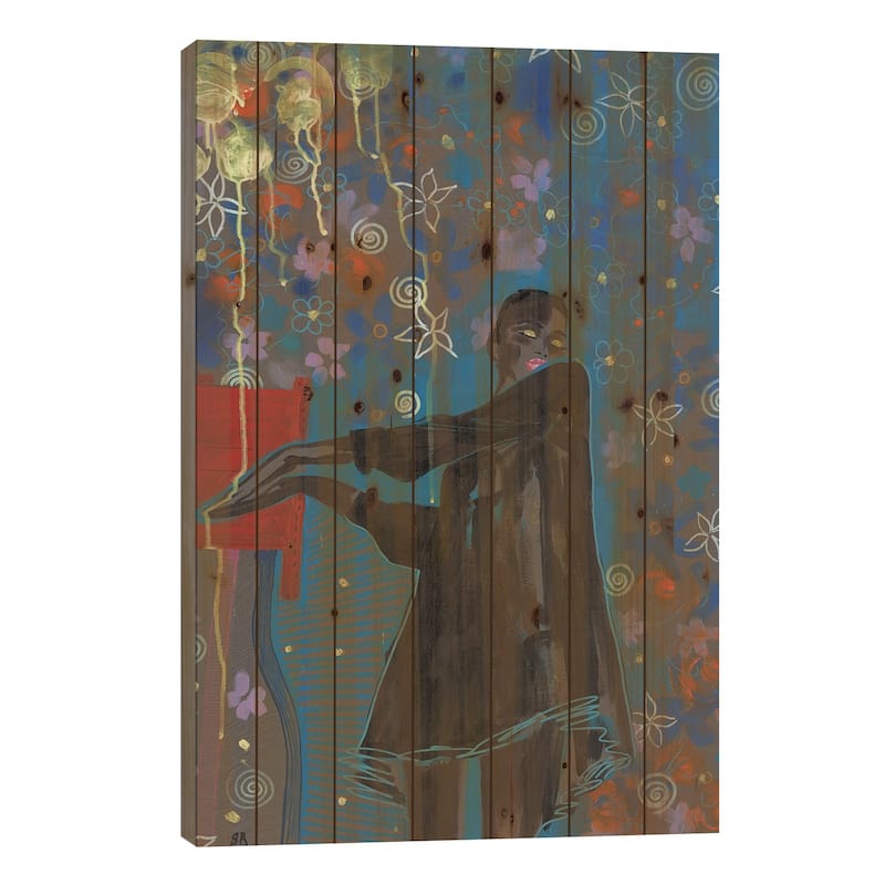 Lights Out Print On Wood by Sasha Robinson - Multi-Color - 40x26x1.5