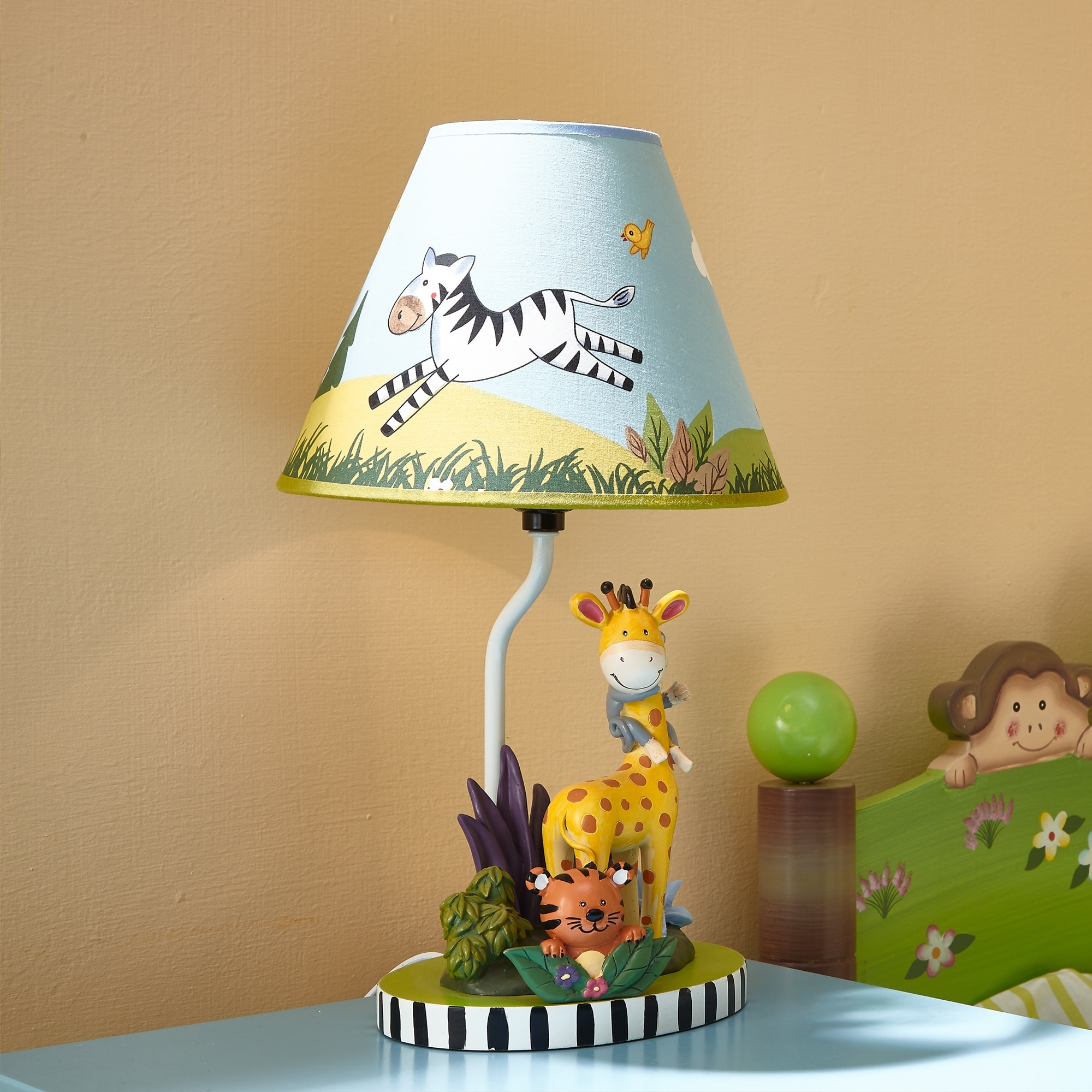 Fantasy Fields - Sunny Safari Table Lamp - 9 x 9 x 15.5
