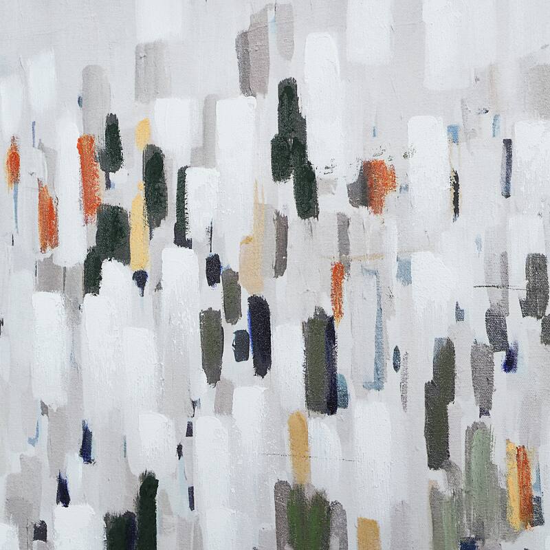 Milla 48" H x 36" W Canvas Art, Grey