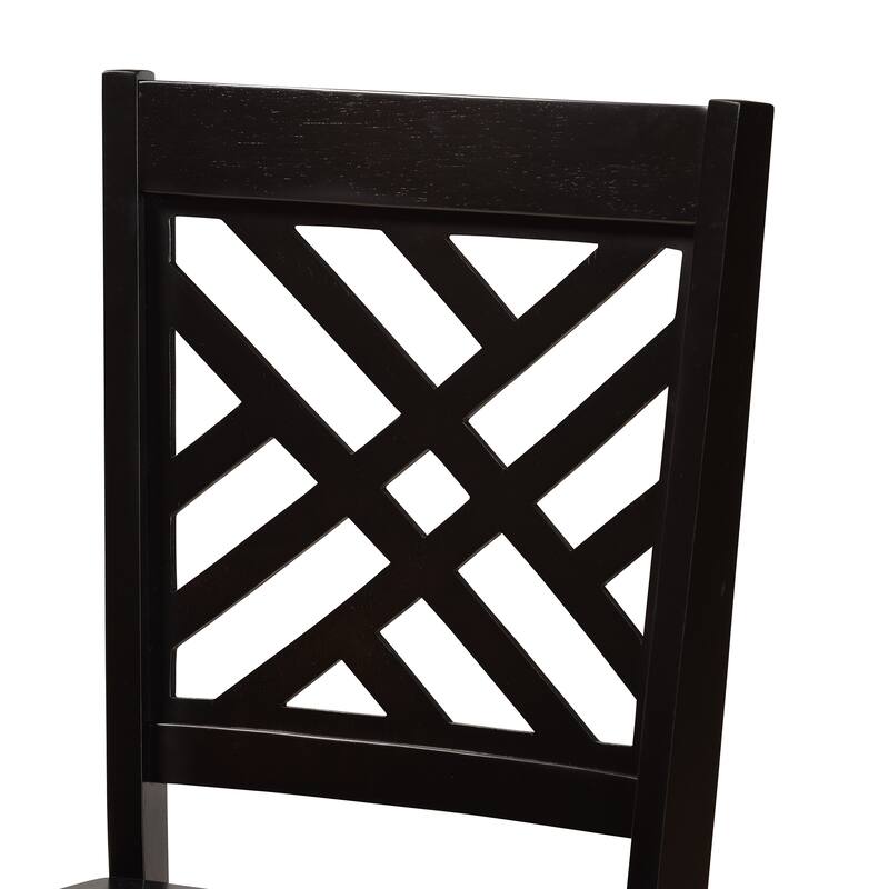 Caron Modern and Contemporary Transitional 2-Piece Dining Chair Set