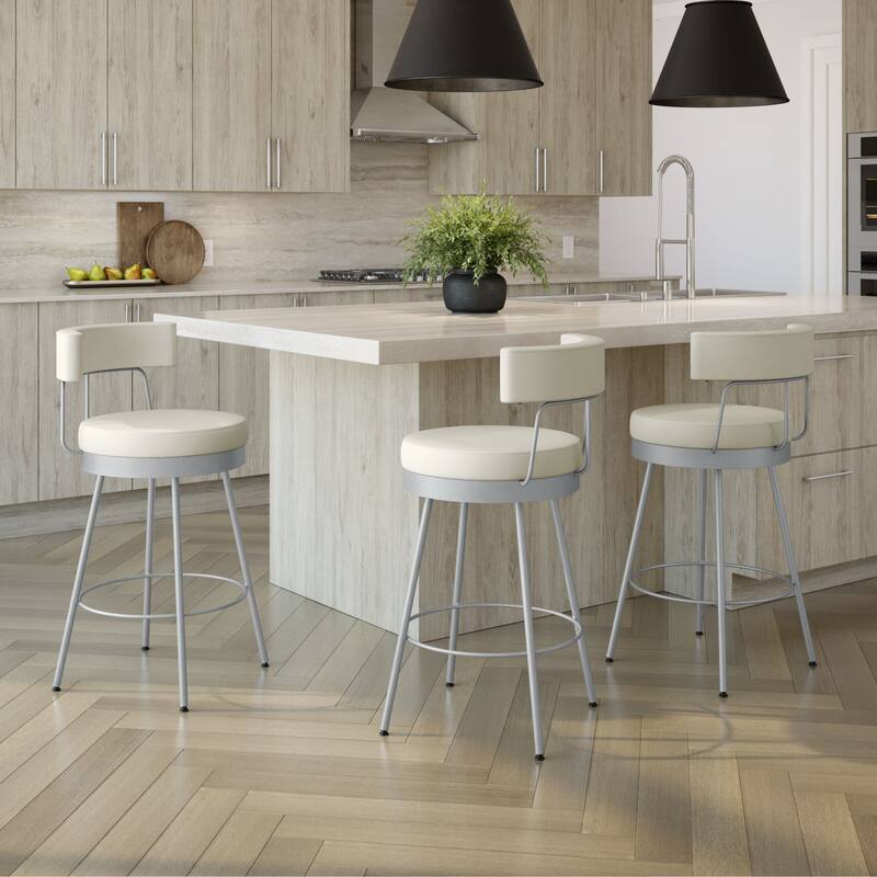 Amisco Urbana Swivel Counter and Bar Stool