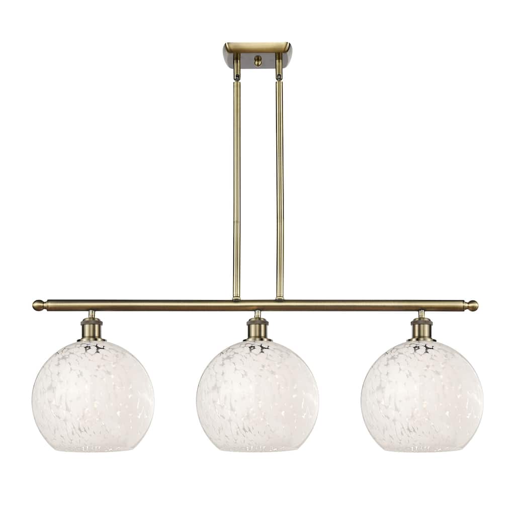 Innovations Lighting 516-3I-13-37-White Mouchette-Indoor Pendant White