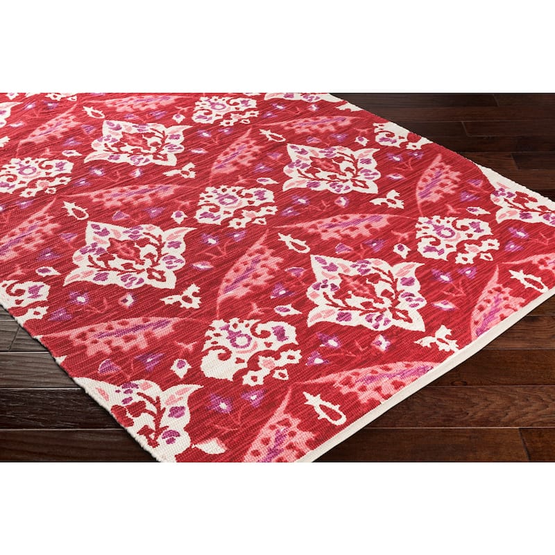 Hand-Woven Via Cotton Rug