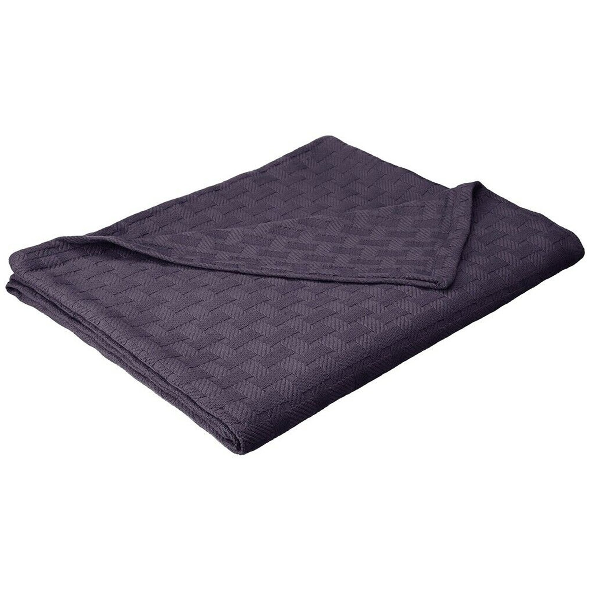 Navy blue bed blanket clearance