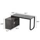 preview thumbnail 30 of 62, L-shaped executive desk With 3 Drawers for Home and Office