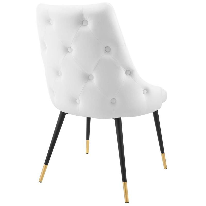 Modway Adorn Dining Side Chair Performance Velvet in Navy, Set of 2