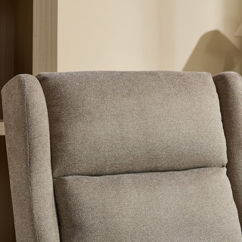 Modern 26.18" High Back Upholstered Arm Chair with Wood Legs for Living Room