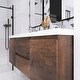 preview thumbnail 121 of 148, Floating Bathroom Vanity with Integrated Resin Top