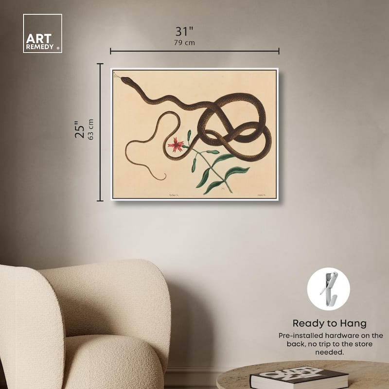 The Coach Whip Snake 1743 Canvas by Art Remedy