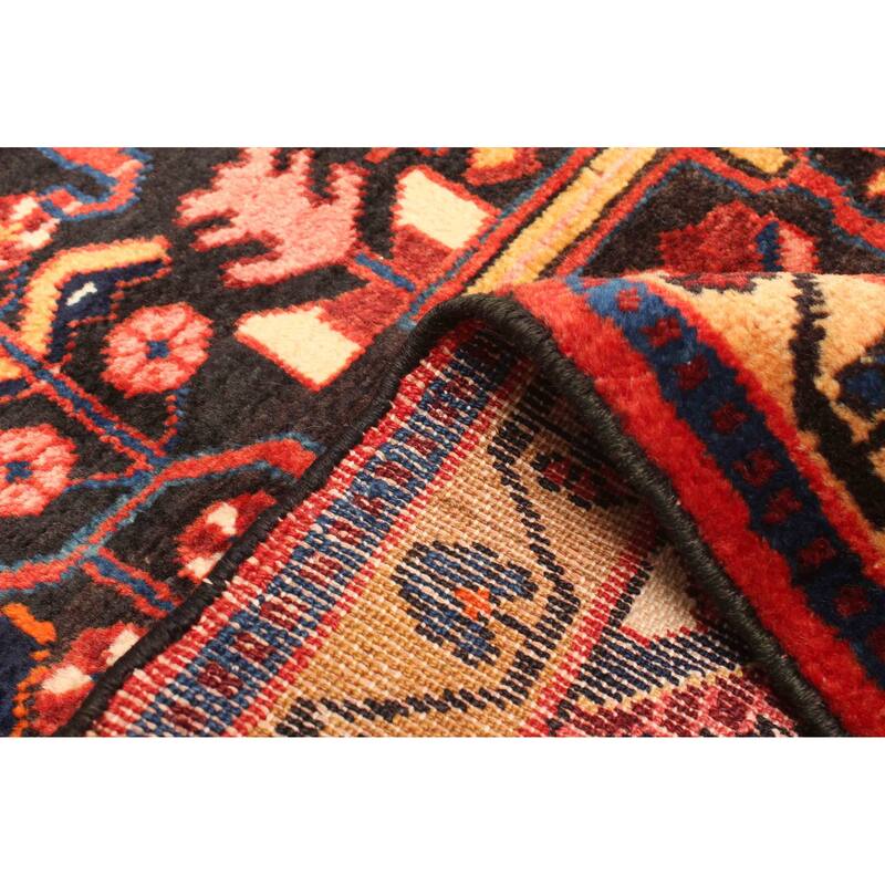 ECARPETGALLERY Hand-knotted Anatolian Dark Brown Wool Rug - 3'2 x 4'4