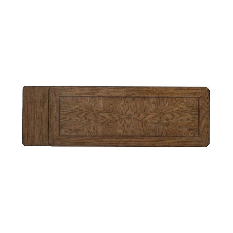Liberty Furniture Carolina Park Console Table, Optional 2 Upholstered Stools