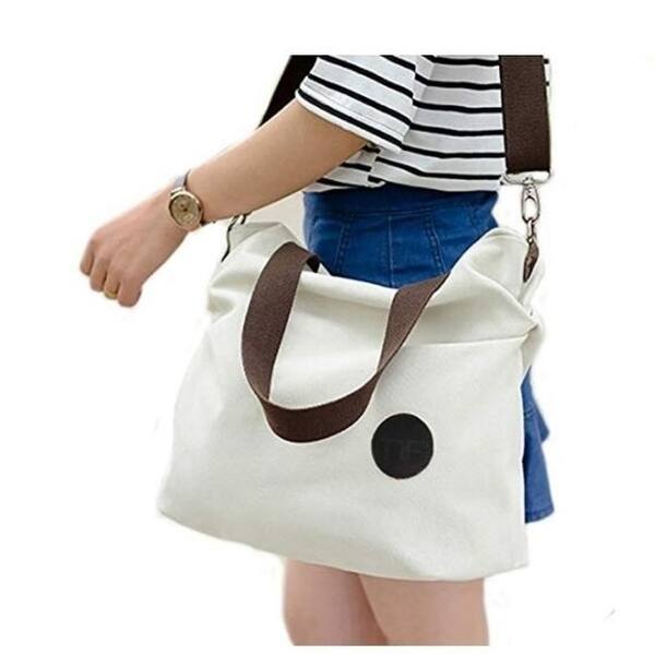 Shop Women Casual Canvas Shoulder Bags Cross Body Bag Messenger