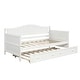 preview thumbnail 15 of 13, Twin Wooden Daybed with Trundle Bed, Sofa Bed,White,Storage