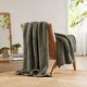 preview thumbnail 43 of 93, Madison Park Hand Made Chunky Double Knit Throw Blanket