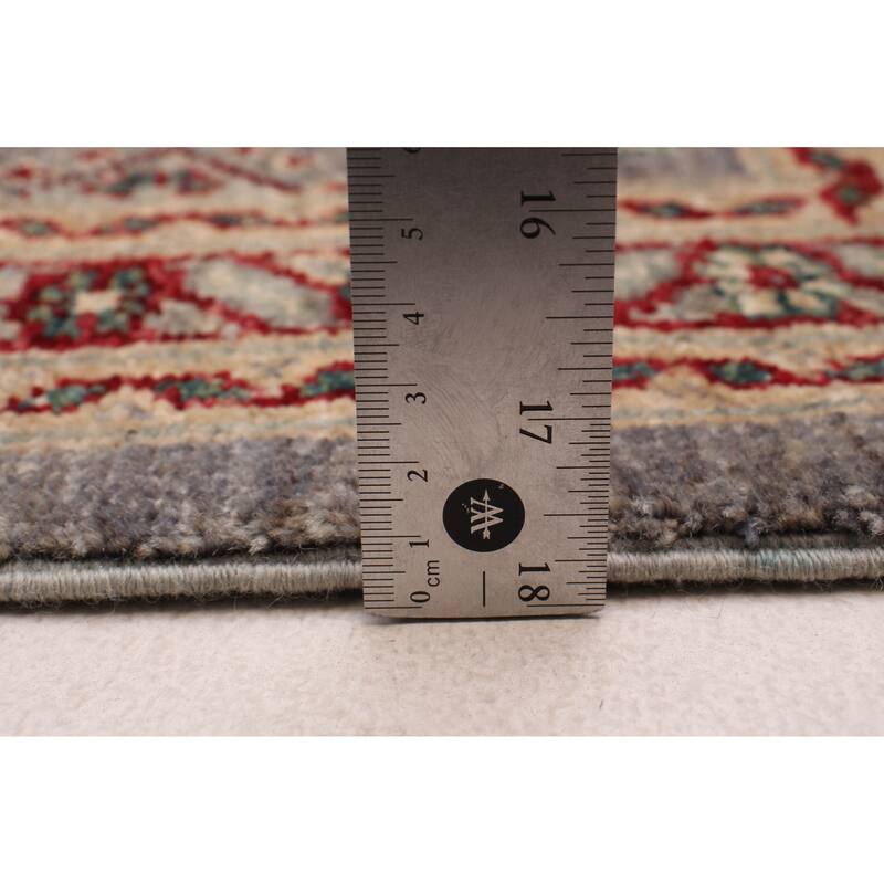 ECARPETGALLERY Hand-knotted Aryana Grey Wool Rug - 2'8 x 9'7