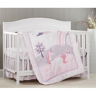 Oxford Baby Athena, 3 Pc Crib Bedding Set