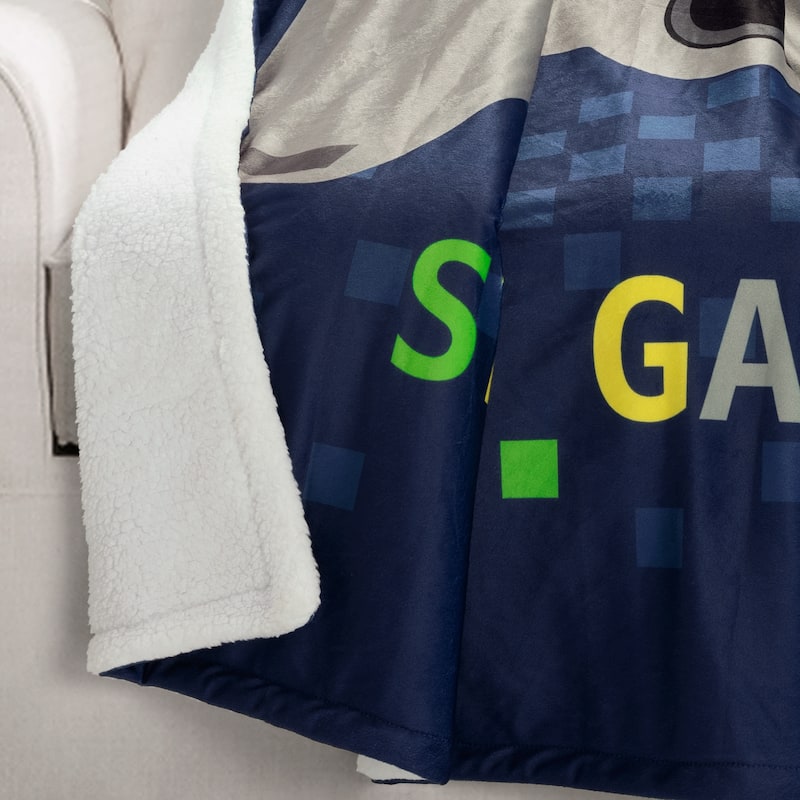 Lush Decor Video Games Sherpa Throw Single