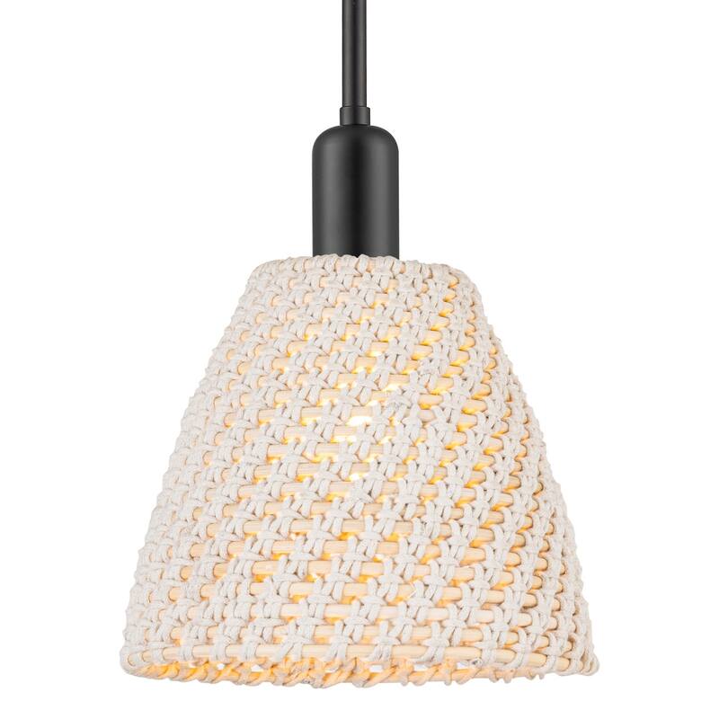 Innovations Lighting 716-1S-NBD-9-NAT Natural Ballston Dome 9" Wide - Matte Black