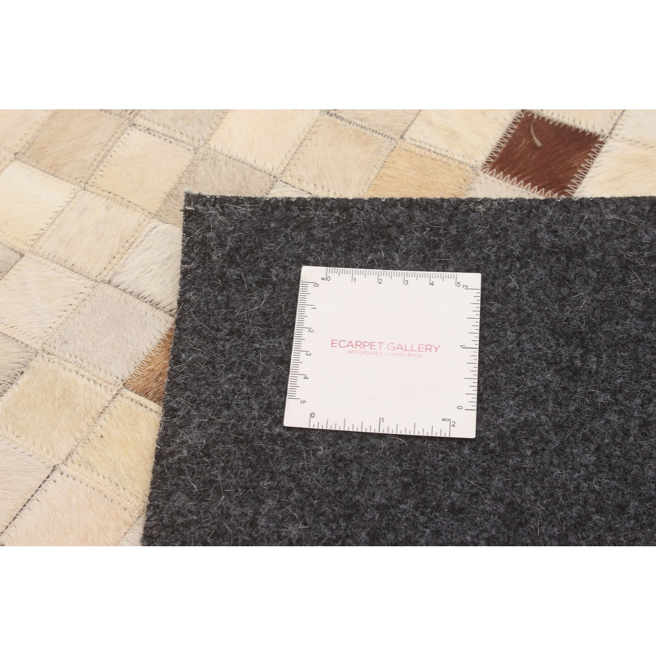 eCarpet Gallery Hand-Knotted 349133 Area Rug for Living Room Bedroom Cowhide Patchwork Accent Blue Rug 5'1 x 8'0 eCarpet Gallery Hand-Knotted 349133 Area Rug for Living Room Bedroom Cowhide Patchwork Accent Blue Rug 5'1 x 8'0