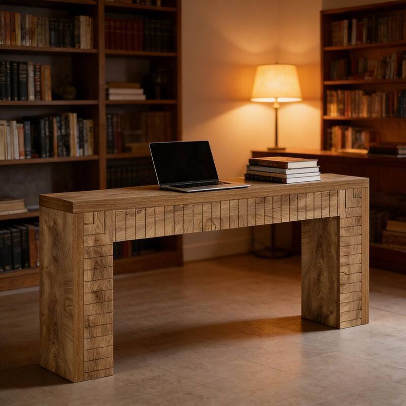 Artistic Style Console Table - Brown