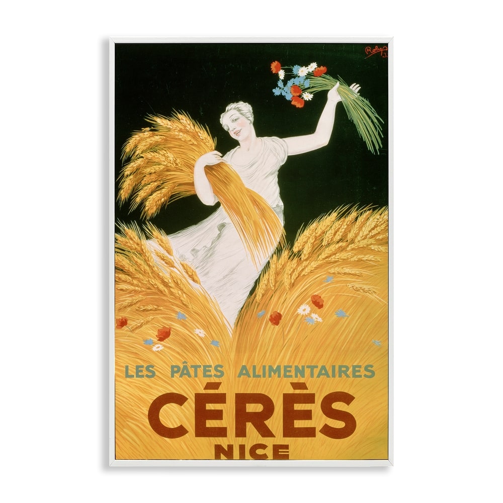 Stupell Antique Ceres Goddess Framed Giclee Art Design By Marcus Jules