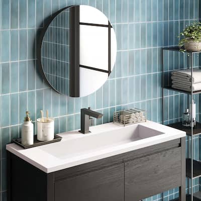Capistrano 48.5-inch Concrete Vanity Top with Integral Trough Sink
