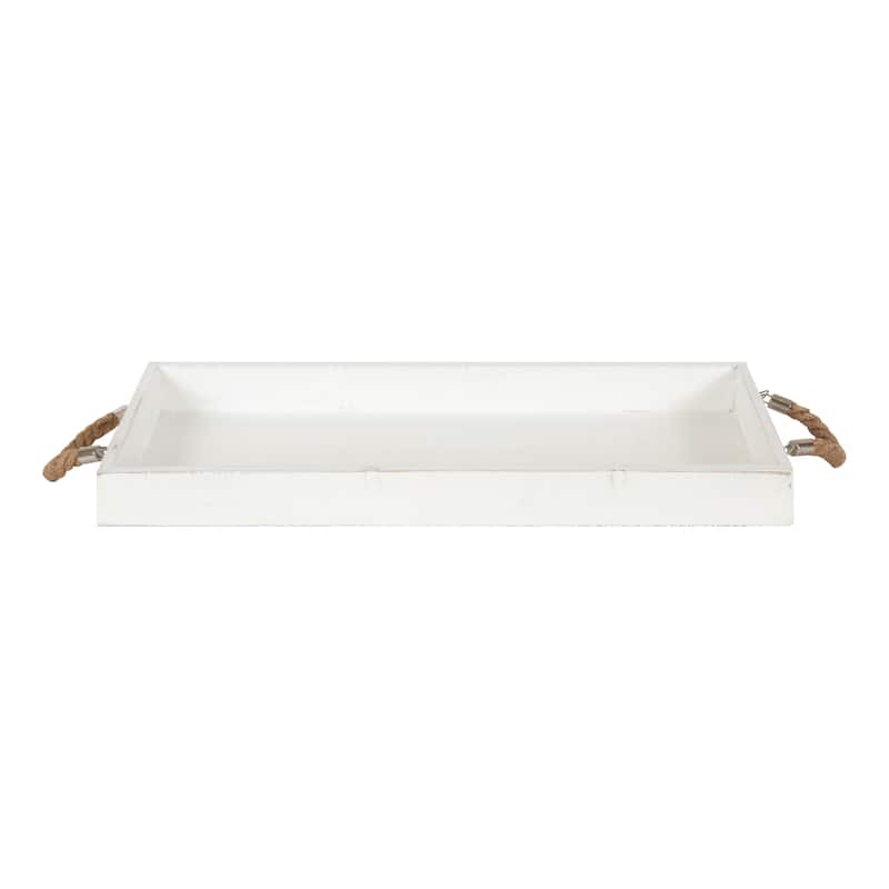 Kate and Laurel Bayville Wooden Decorative Tray
