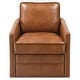 preview thumbnail 7 of 7, Beecham Black Swivel Chair with Glider Base