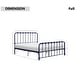 preview thumbnail 11 of 28, Nisky Platform Metal Bed