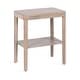 preview thumbnail 52 of 127, Kate and Laurel Talcott Wood Side Table 22x14x26 - Beige