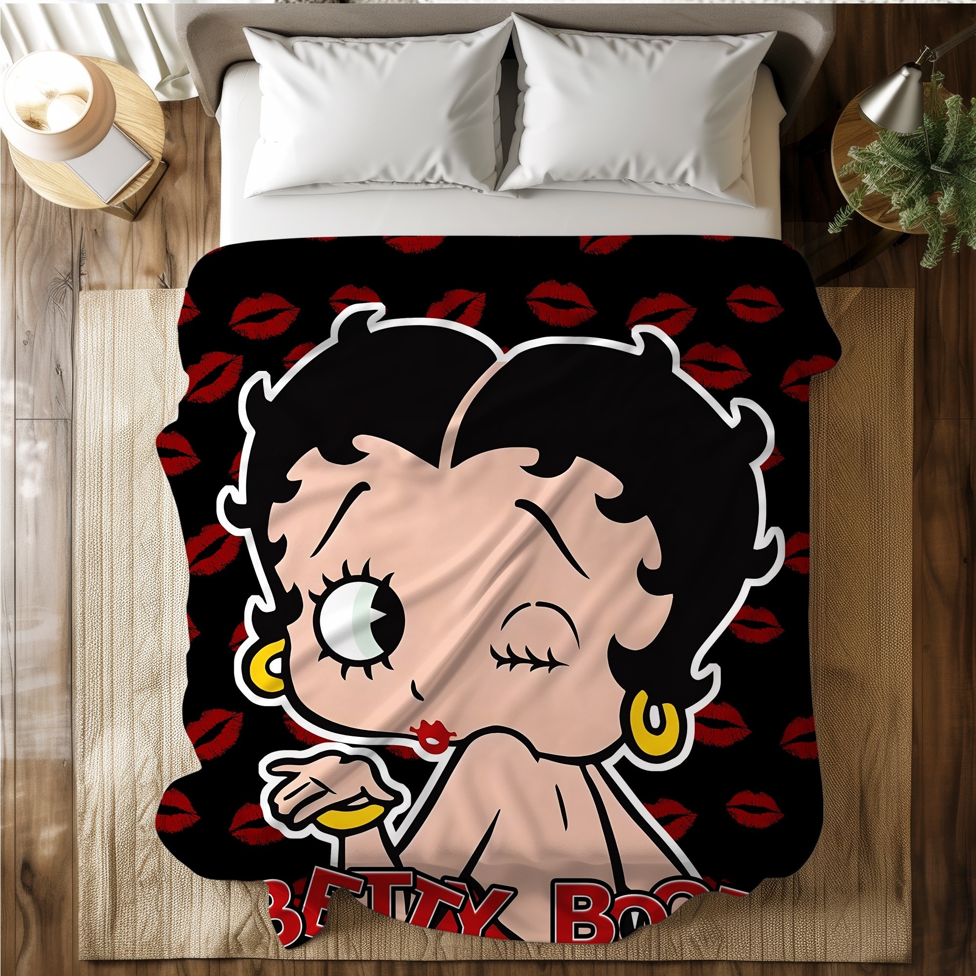 Betty Boop Super Soft Fleece Plush Throw Blanket for Couch - Picture 17 of 374