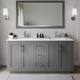 Option Dark Gray / Giotto Quartz Top / Brushed Nickel