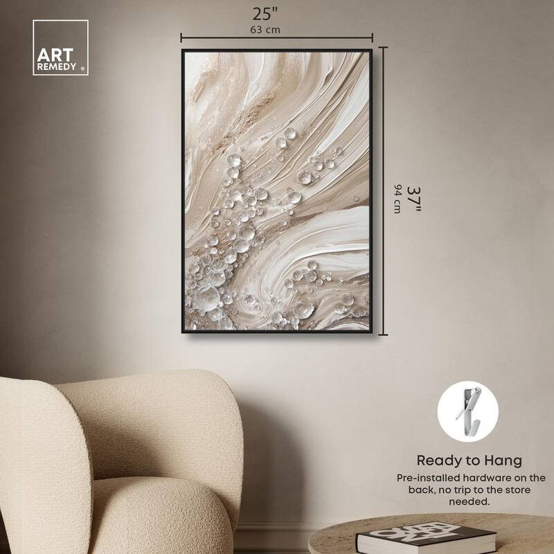 Viscous Veils III Canvas by Art Remedy
