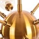 preview thumbnail 17 of 29, 12 - Light Gold/ Chrome Modern Metal Industrial Sputnik Chandelier - 27.56 in. long x 27.56 in. wide x 40.15 in. high