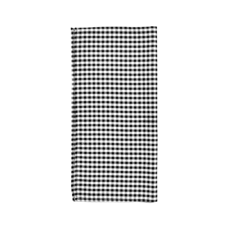 Lush Decor Gingham Check Yarn Dyed Napkin, 4-Pack - 18" x 18"