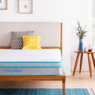 Linenspa Essentials 10 Inch AlwaysCool Memory Foam Hybrid Mattress