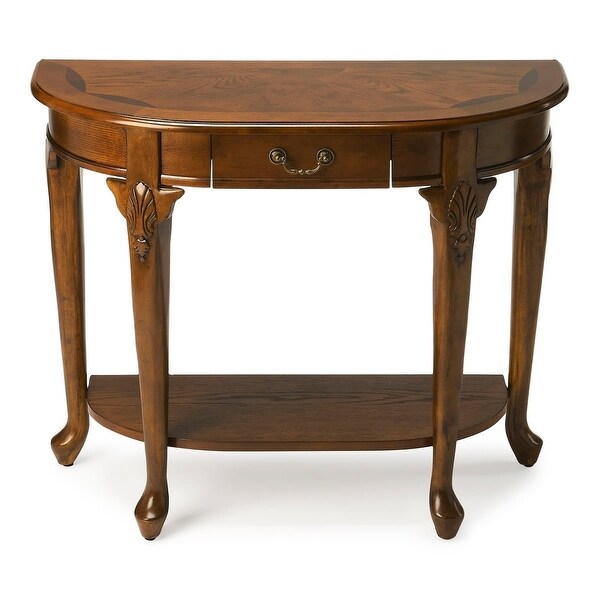 Shop Offex Traditional Demilune Solid Wood Console Table ... (600 x 600 Pixel)