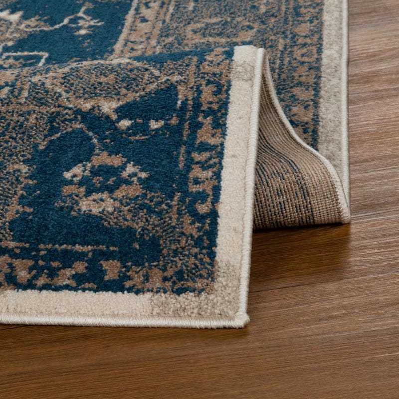 Luxe Weavers Moroccan Floral Area Rug for Living Room