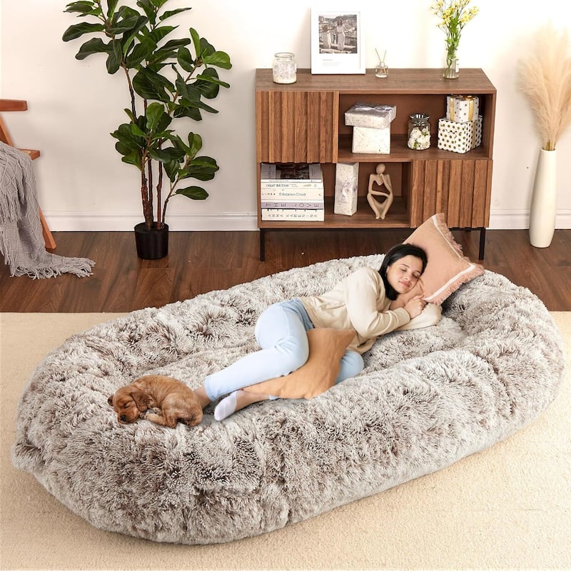 Extra Large Washable Floor Cushion, Family Lounger for Living Rooms
