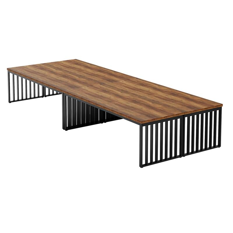 6.5 ft Conference Table, Small Conference Room Table - 2-pieces