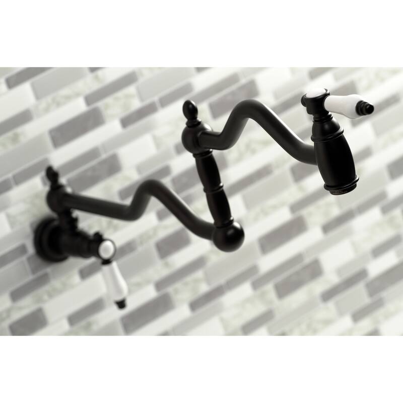 Kingston Brass Bel-Air Wall Mounted Pot Filler Faucet
