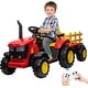 preview thumbnail 1 of 33, Kids Tractor with Remote Control Red