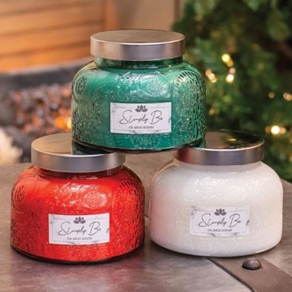 3/Set Holiday Lush Jar Candles