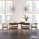 preview thumbnail 17 of 40, Hunter Jupiter Star Pendant - Entry, Dining Room - Mid-Century Modern, Sputnik